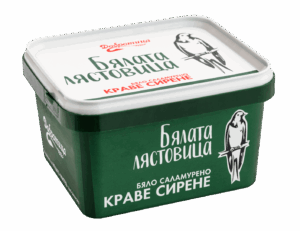 Краве сирене Бялата лястовица 0.800 кг кутия Е - Добротица